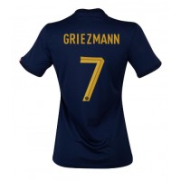Frankrike Antoine Griezmann #7 Hemmatröja Kvinnor VM 2022 Korta ärmar